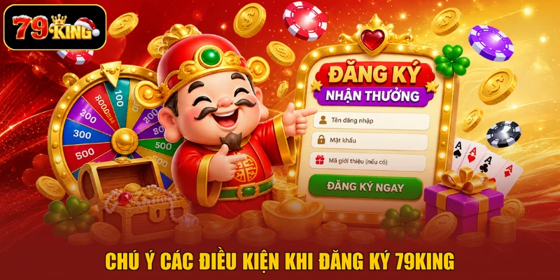 Chú ý các điều kiện khi đăng ký 79king