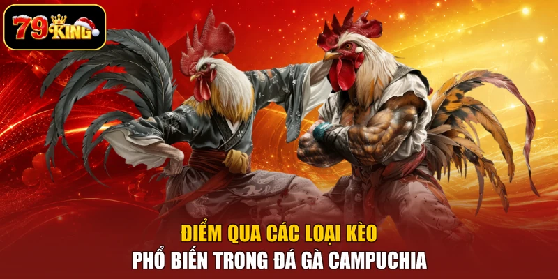 Điểm qua các loại kèo phổ biến trong đá gà Campuchia 