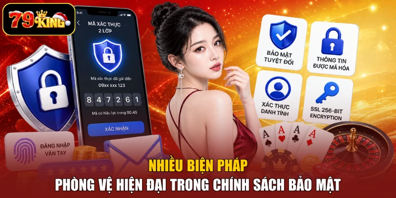 Nhiều biện pháp phòng vệ hiện đại trong chính sách bảo mật