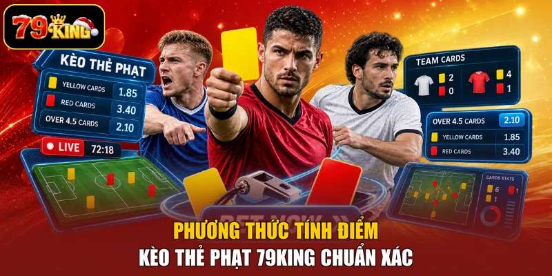 Phương thức tính điểm kèo thẻ phạt 79king chuẩn xác