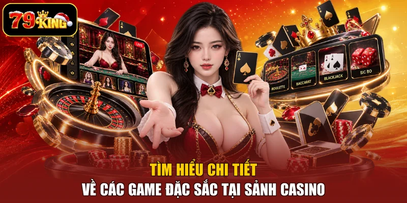 Tìm hiểu chi tiết về các game đặc sắc tại sảnh casino 